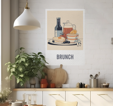 Poster cozinha brunch = Brunch - TenStickers