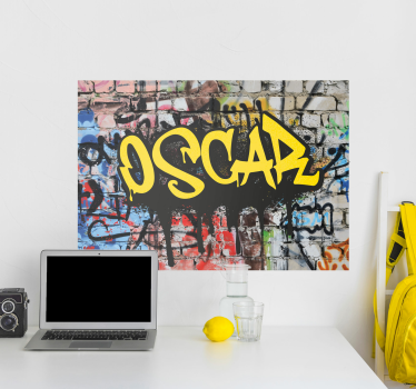 Poster urban art personalizado - TenStickers