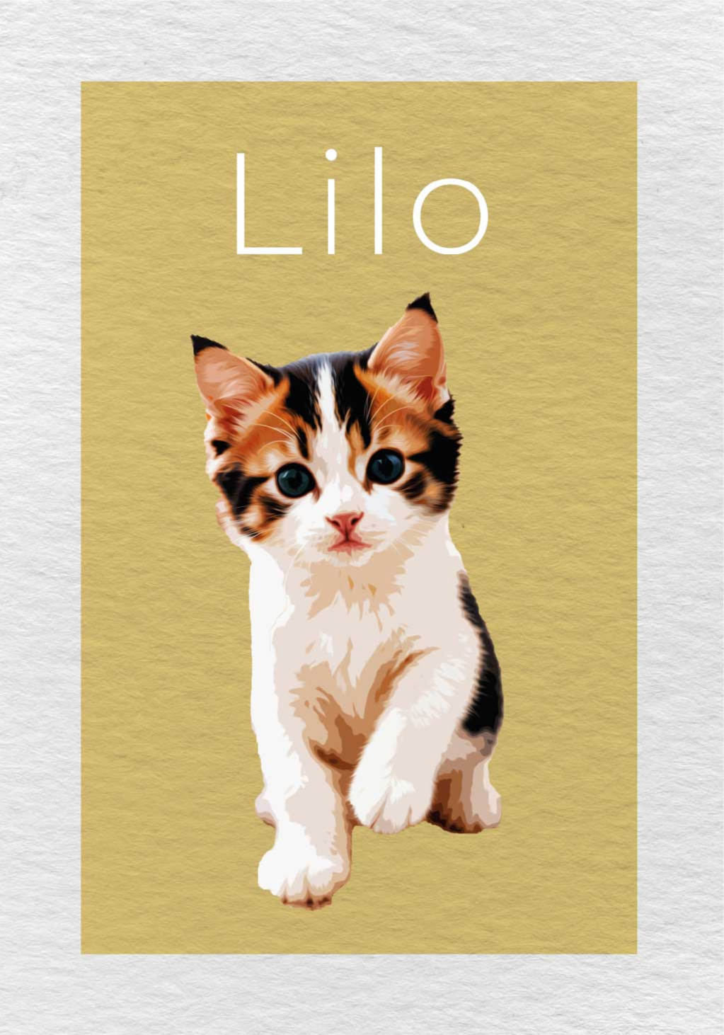 Poster animais variados efeito de desenho personalizado - TenStickers