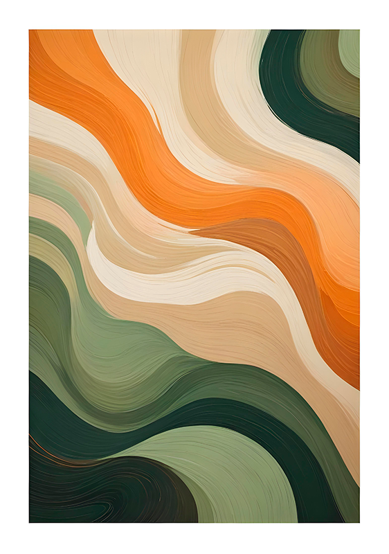 Poster arte pastéis multicoloridos - TenStickers