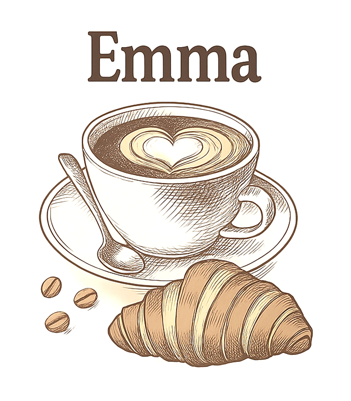 Poster cozinha design de café personalizado - TenStickers