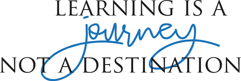 Poster escritório com uma bela citação sobre a jornada - TenStickers