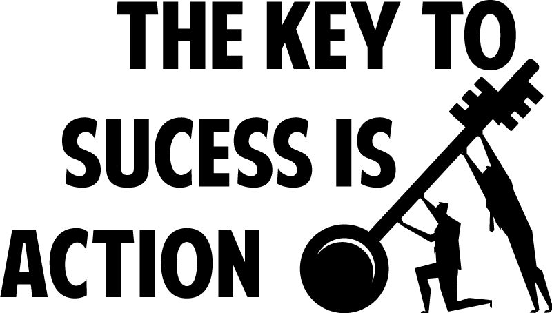 Poster escritório ação é sucesso - TenStickers