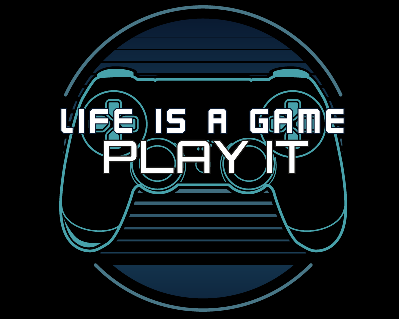 Pôster de videogame a vida é um jogo - TenStickers
