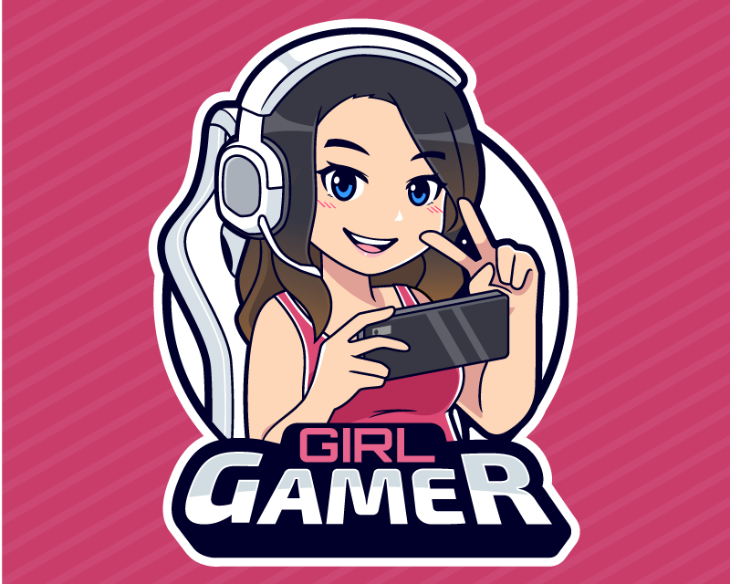 Pôster de videogame jogadora feminina - TenStickers