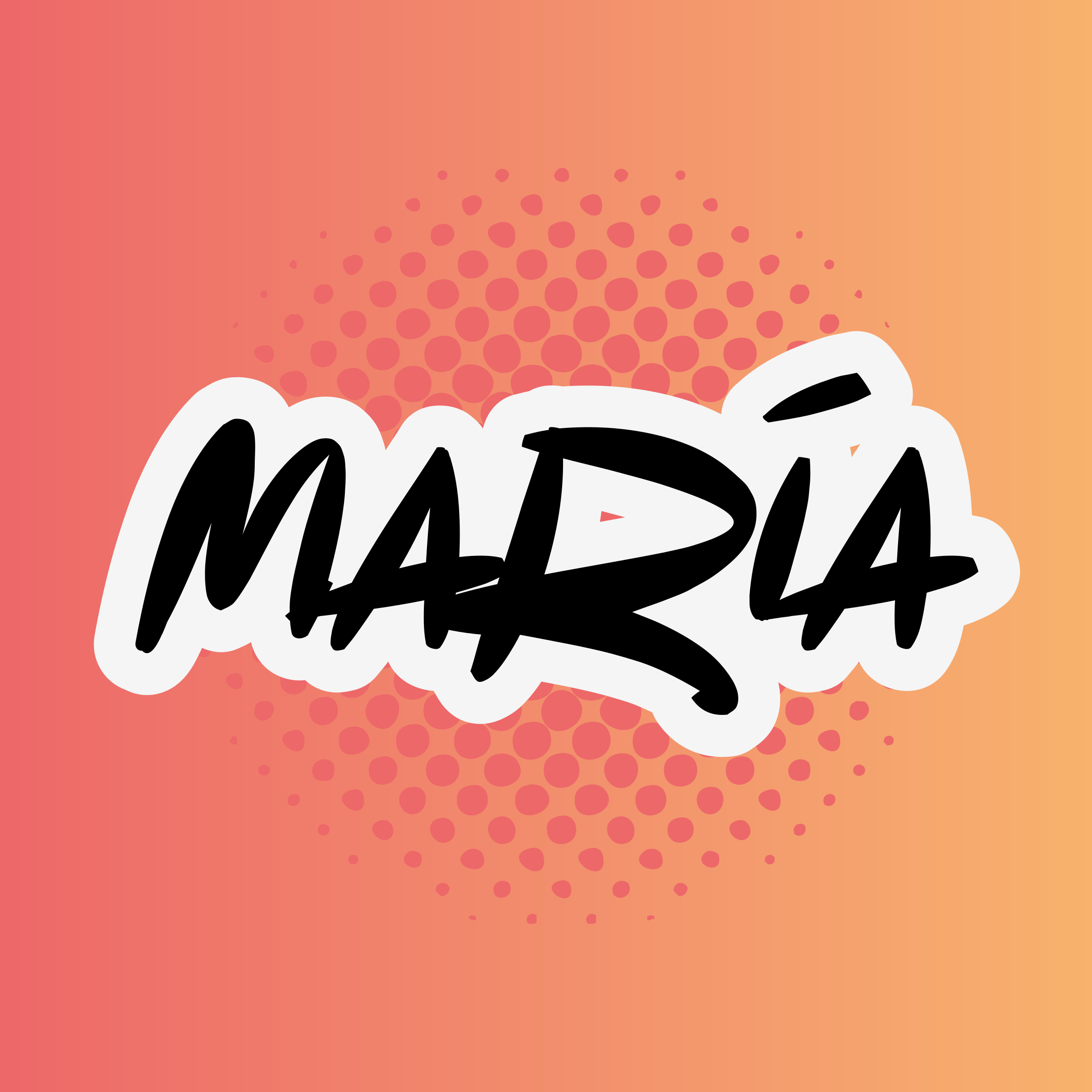 Poster juvenil arte de nome personalizada - TenStickers