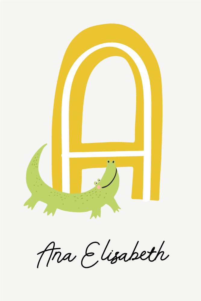 Poster juvenil companheiro do crocodilo - TenStickers