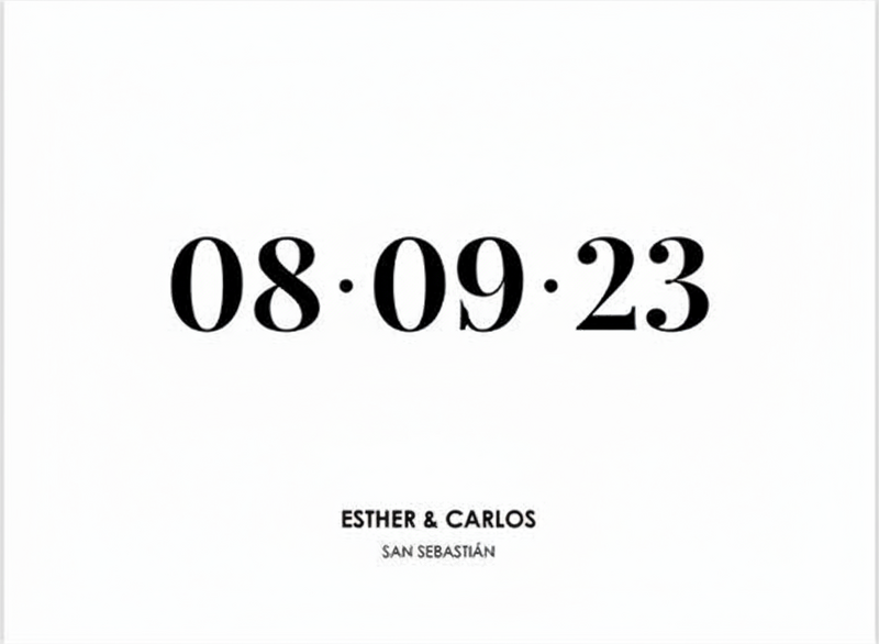 Poster para personalizar data de ocasião especial - TenStickers