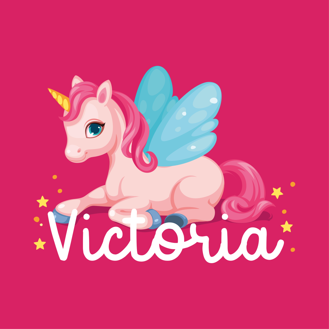 Poster para personalizar criatura fantástica fofa - TenStickers