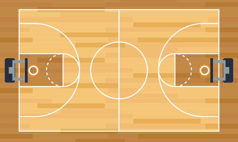 Poster basket tapete vinílico juvenil de basquete - TenStickers