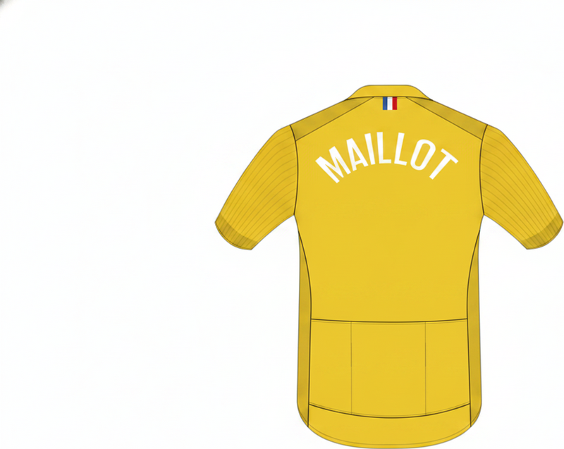Poster ciclismo maillot amarelo - TenStickers