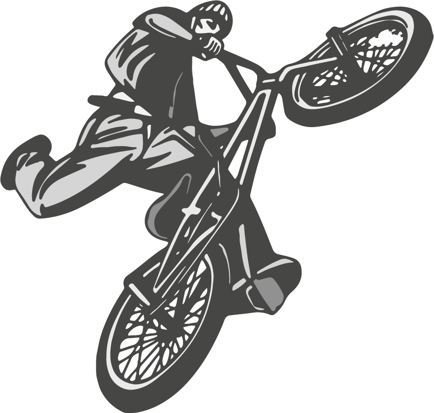 Poster ciclismo adesivo para quarto juvenil bicicross - TenStickers