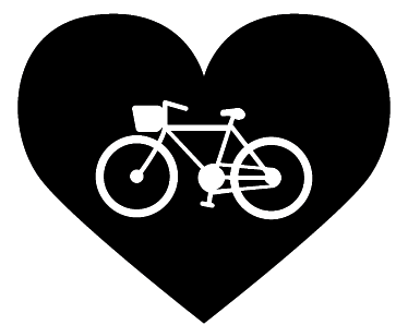 Poster ciclismo adesivo eu amo bicicletas - TenStickers