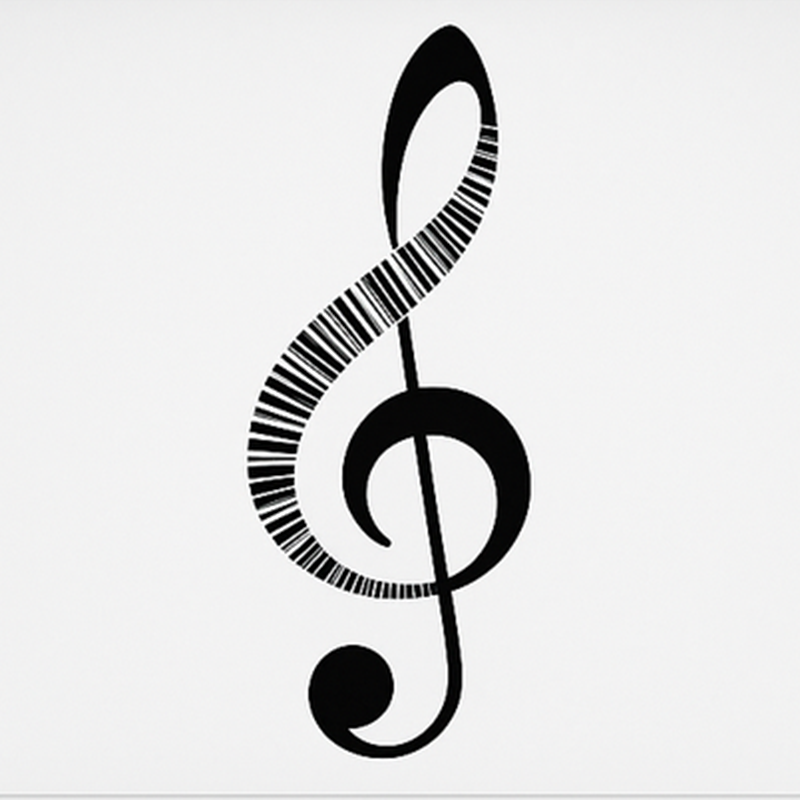 Poster de música nota musical - TenStickers