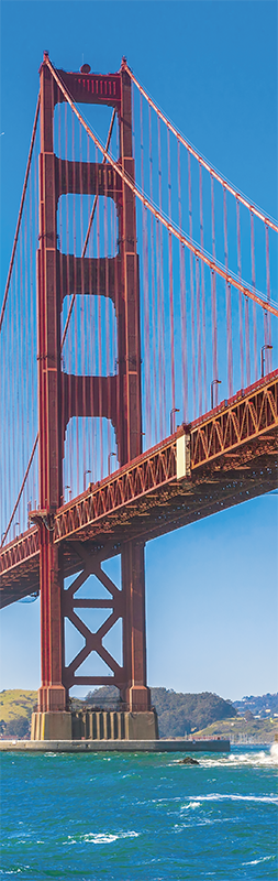 Poster de paisagens geladeira goldenstate - TenStickers
