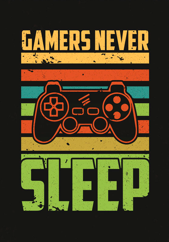 Pôster de videogame com design retrô - TenStickers