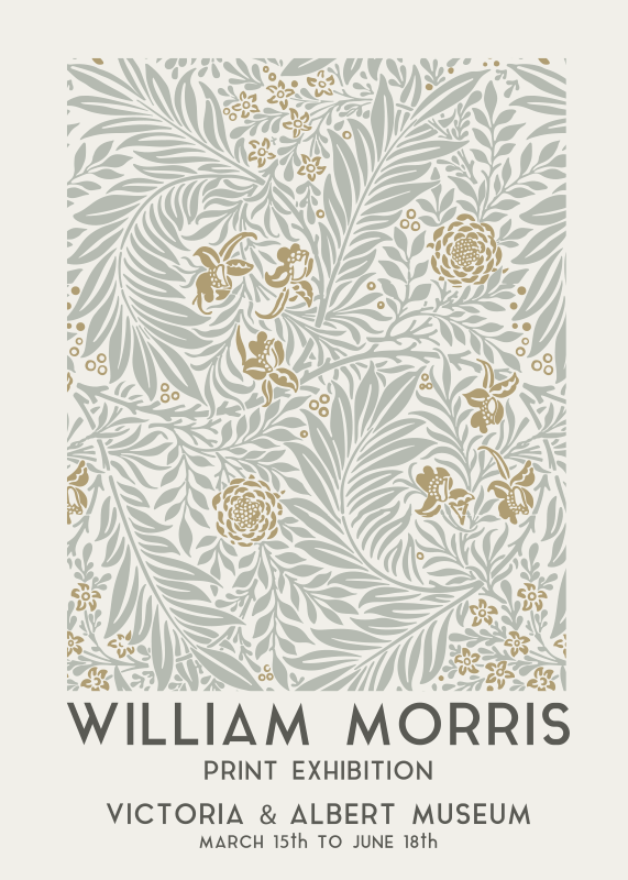 Poster de flores com flores vintage - TenStickers