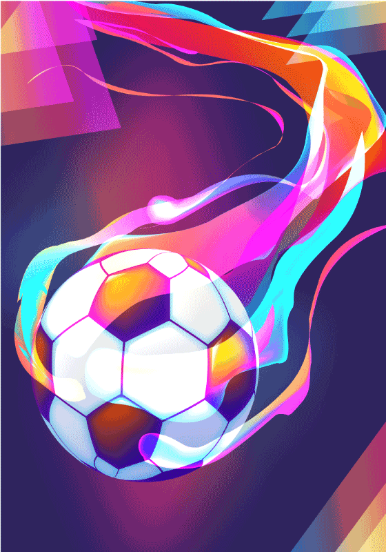 Poster de futebol para amantes do futebol - TenStickers