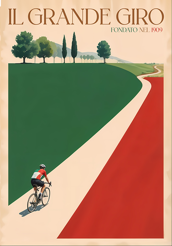 Poster ciclismo o grande giro - TenStickers