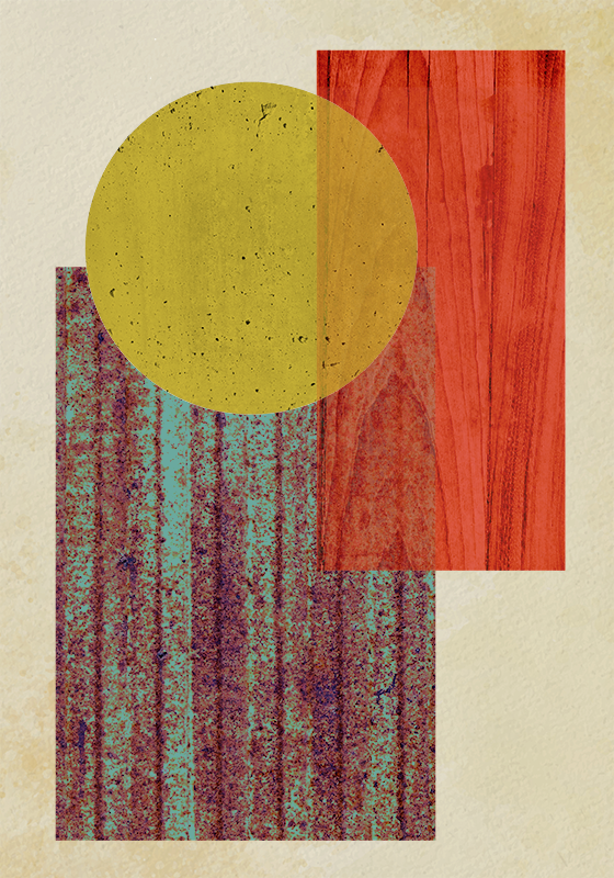 Poster arte geometria bauhaus - TenStickers