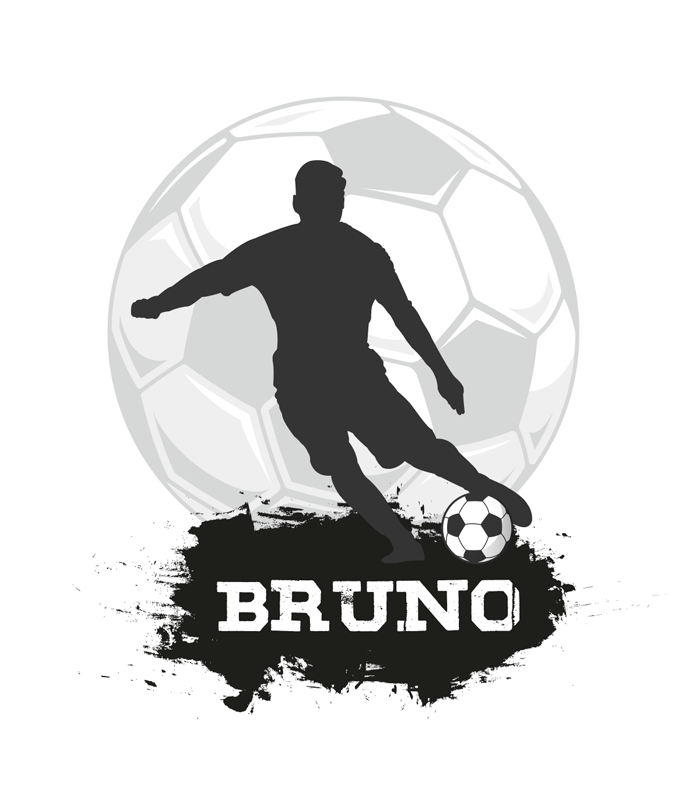Poster de futebol bola de futebol personalizável - TenStickers