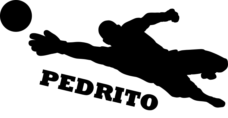 Poster de futebol goleiro de vinil personalizável - TenStickers