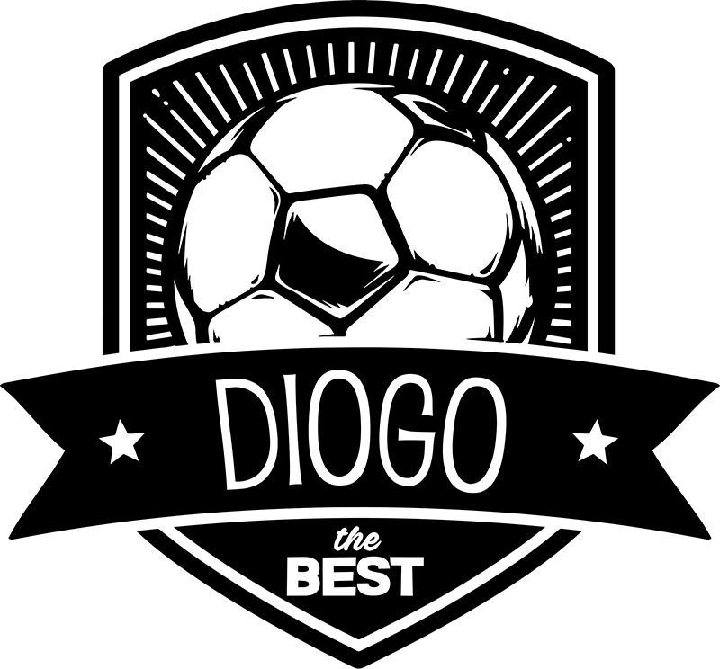 Poster de futebol adesivo personalizado - TenStickers