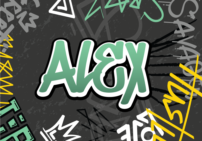 Poster de graffiti personalizado - TenStickers