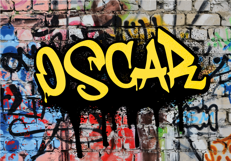 Poster urban art personalizado - TenStickers