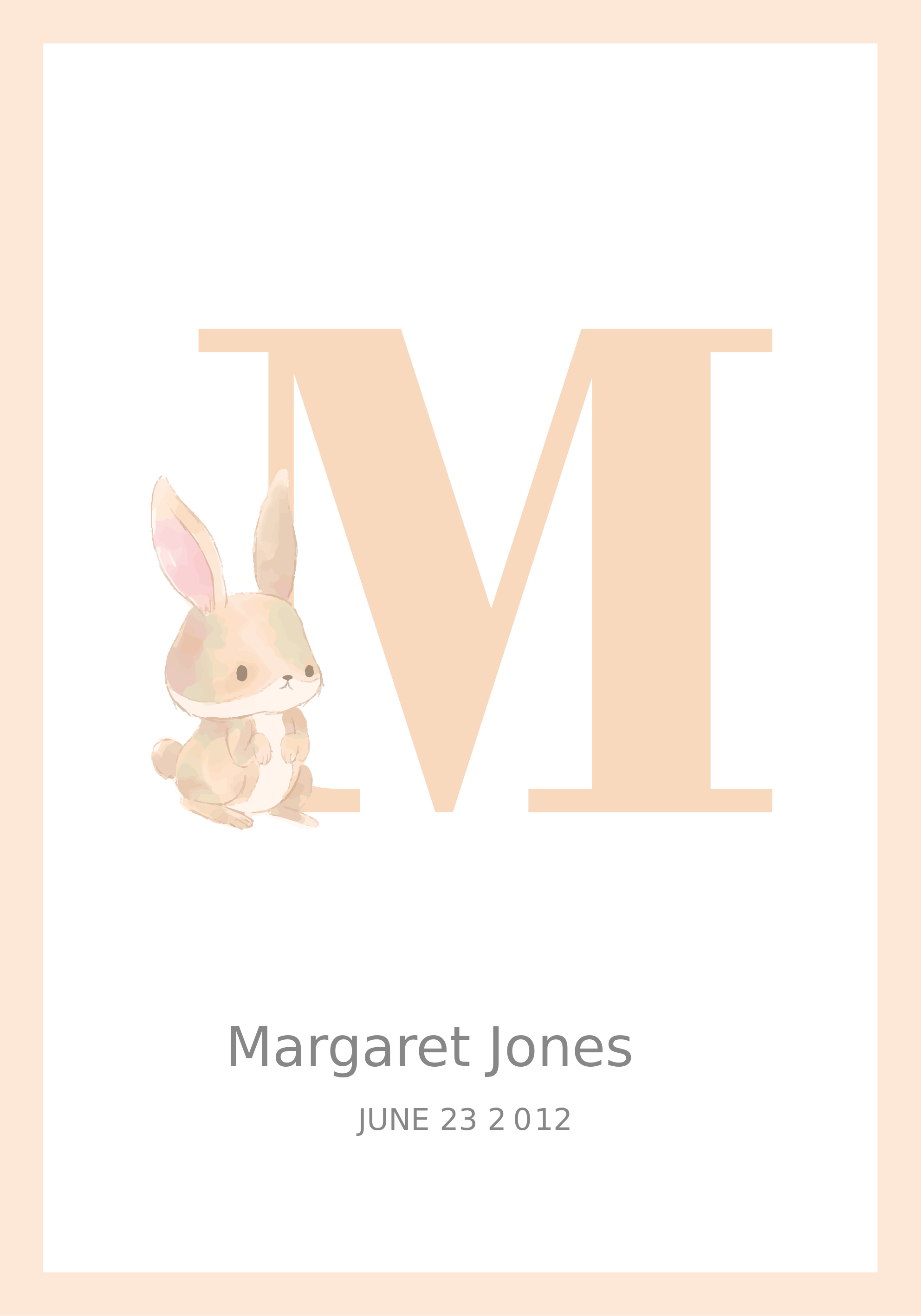 Poster para personalizar personalizado Inicial - TenStickers