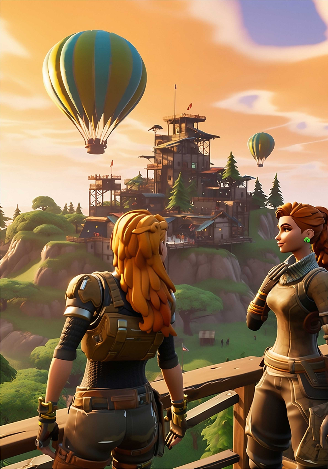 Poster juvenil soldados Meninas - TenStickers