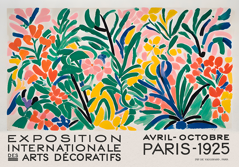 Poster de exposição de arte naturalista - TenStickers