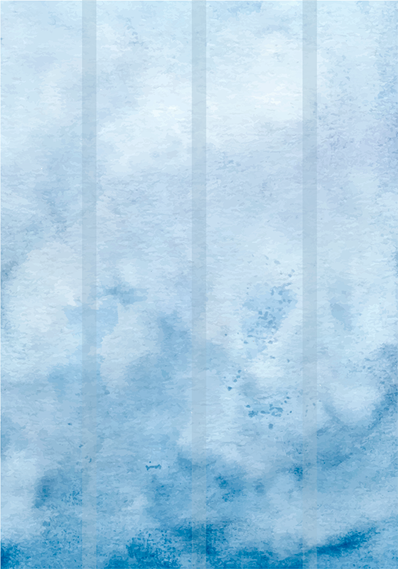 Poster abstracto subaquático - TenStickers