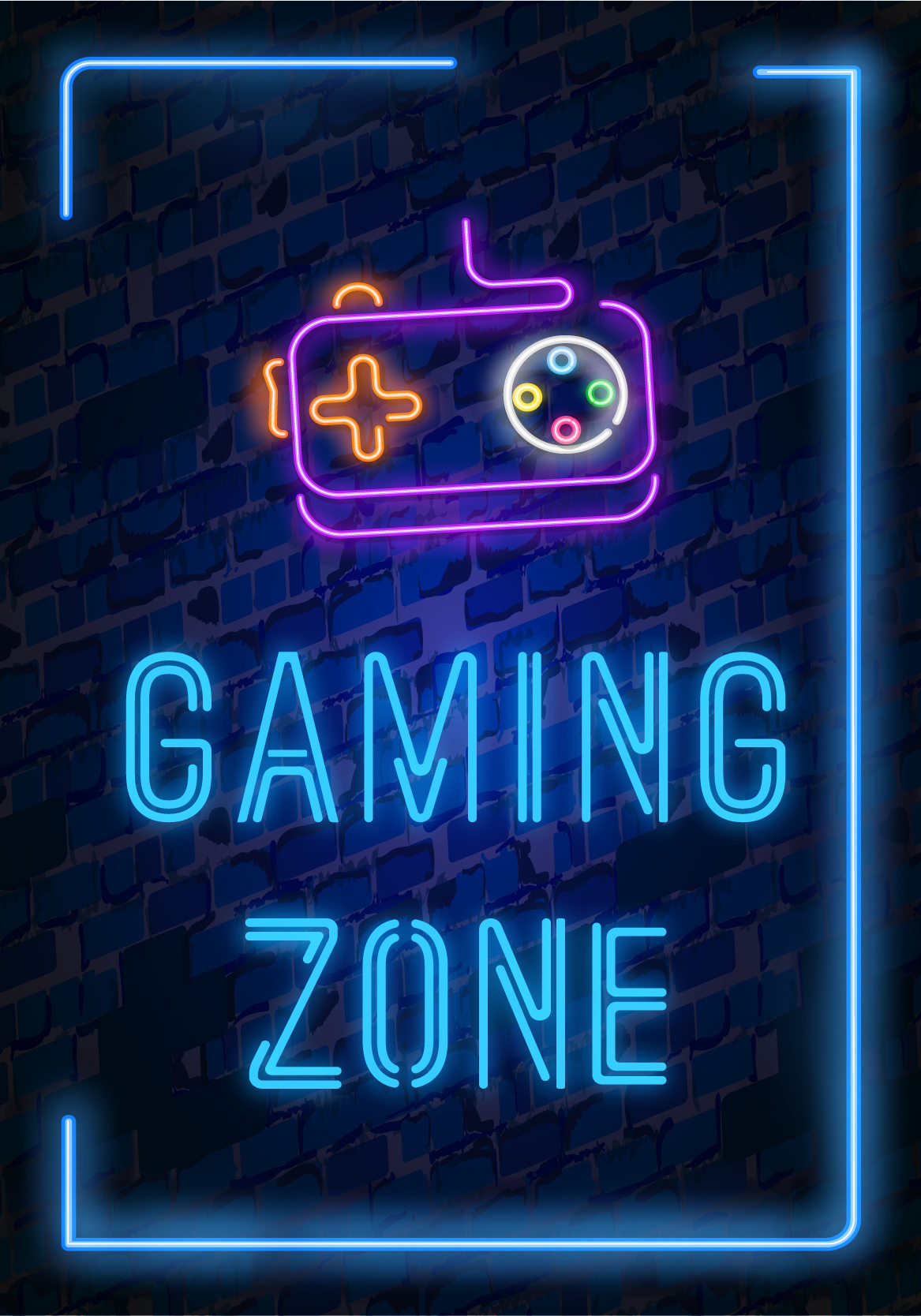 Pôster de videogame gaming zone - TenStickers