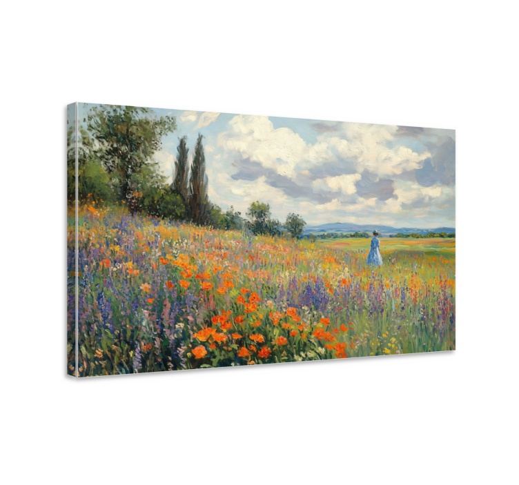 Quadro de paisage campo de primavera - TenStickers