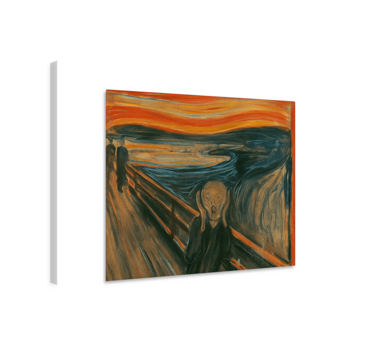 Quadro de arte o grito de munch - TenStickers