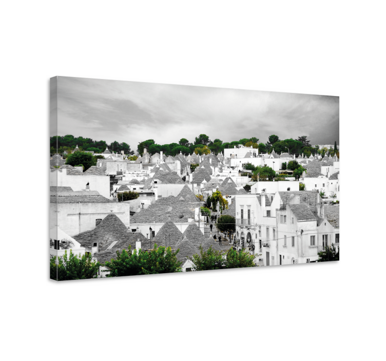 Quartos de cidades Alberobello trulli - TenStickers