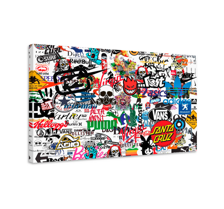 Quadro moderno Logo famoso - TenStickers