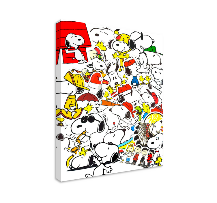 Quadro infantil Personagem snoopy - TenStickers