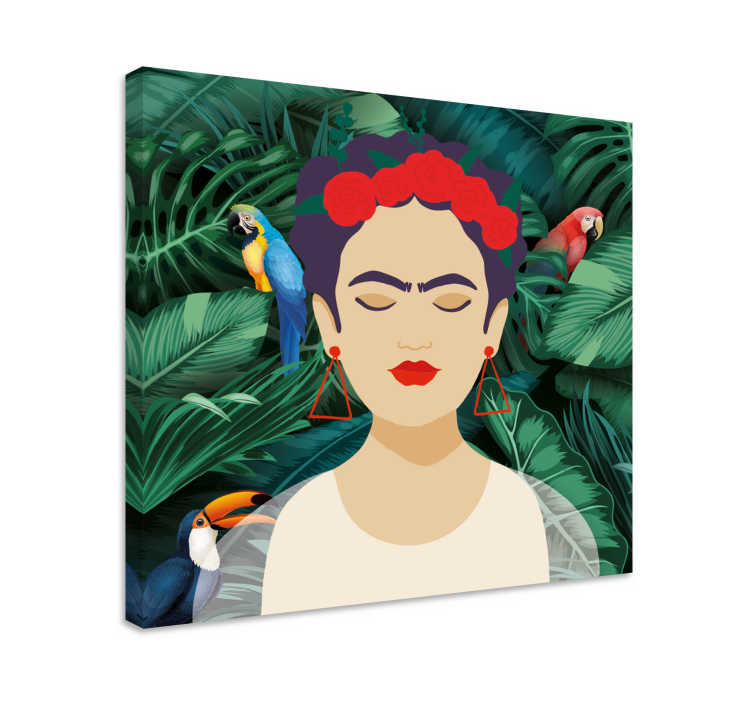 Quadros decorativos personagens inspirados em frida kahlo - TenStickers