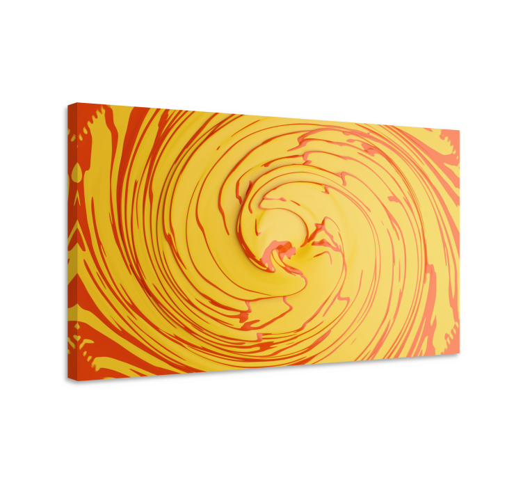 Quadro Decorativo abstrato movimento espiral vibrante - TenStickers