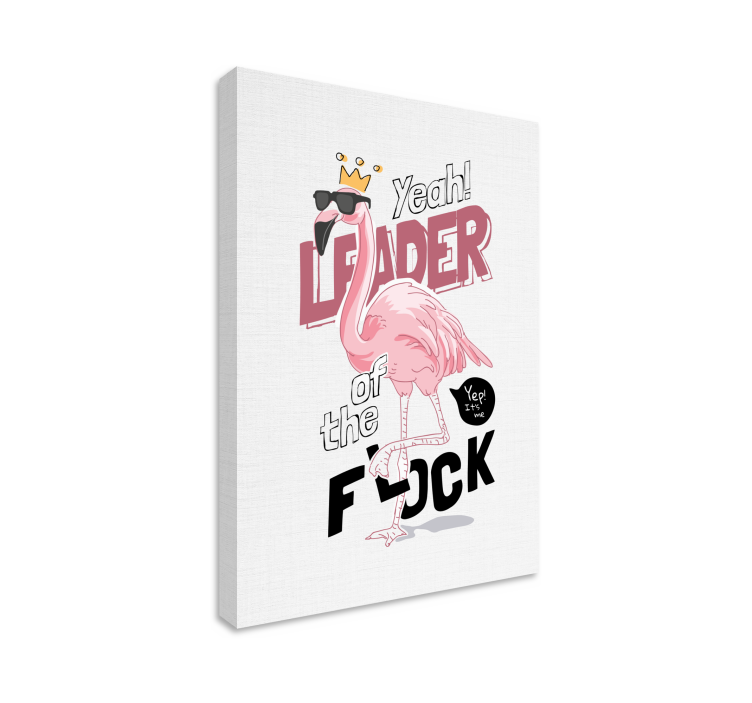 Quadro de cães líder estilo flamingo - TenStickers