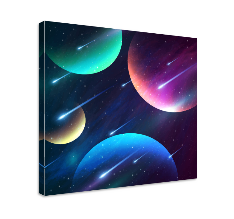 Quadro de música dança celestial cósmica - TenStickers