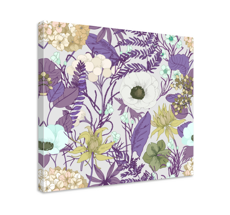 Quadro de flores elegância em arranjo floral - TenStickers