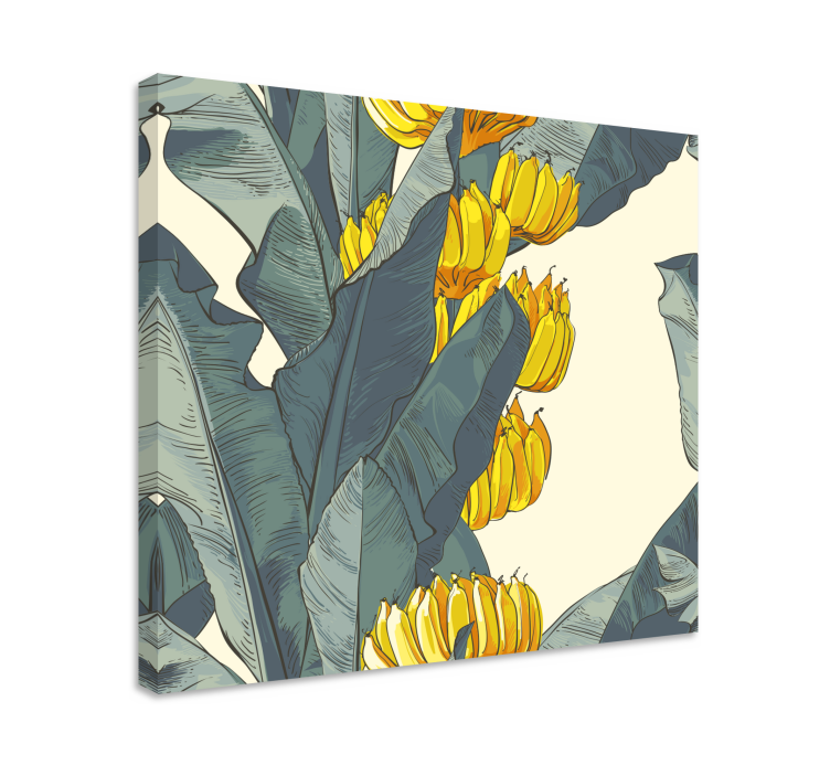 Quadro de flores arranjo de flores tropicais - TenStickers