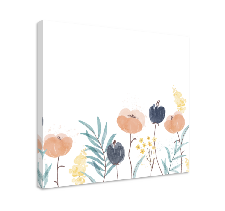 Quadro de flores arranjo de botões florais - TenStickers