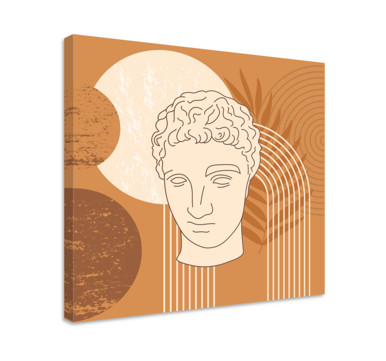 Quadro de arte Escultura antiga mínima de hermes - TenStickers