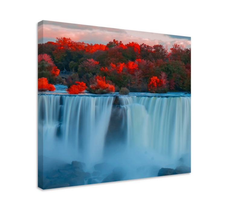 Quadro de paisagem perspectiva da grande cascata - TenStickers