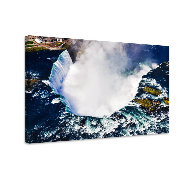 Quadro de paisage vista aérea das cataratas do niágara - TenStickers
