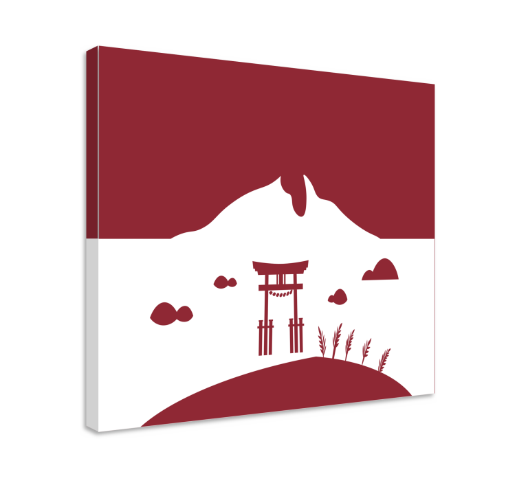 Quadro oriental portal torii japonês - TenStickers